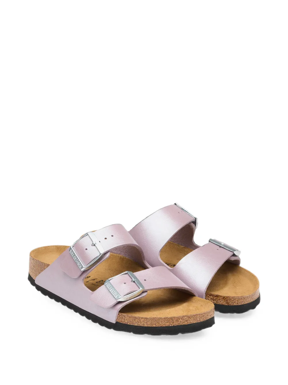 Birkenstock Arizona buckle-fastening sandals Roze