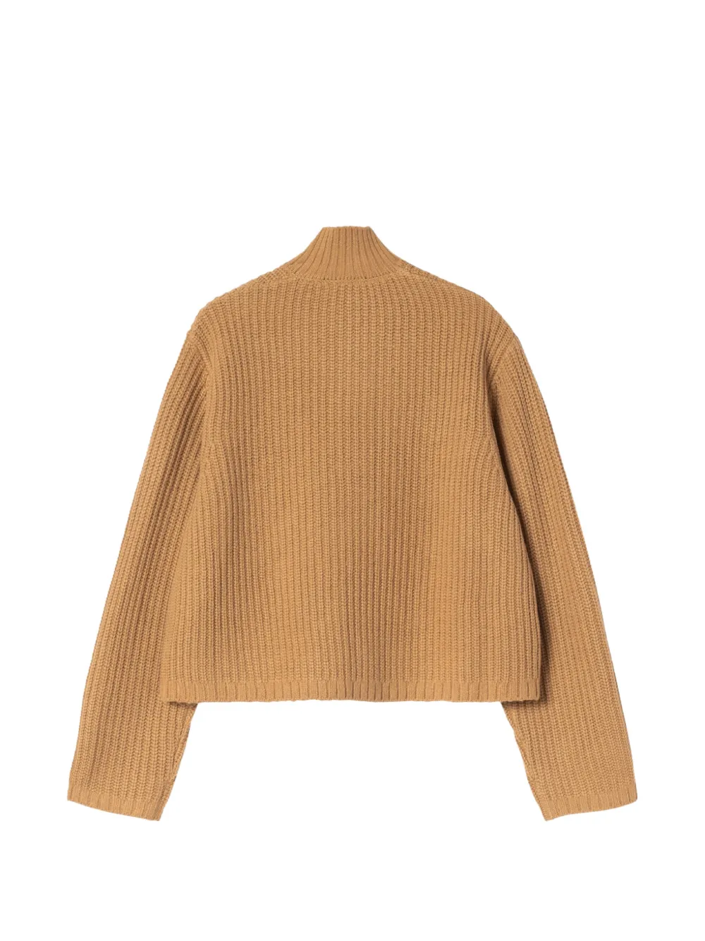 Carhartt WIP Detroit trui met halve rits Bruin