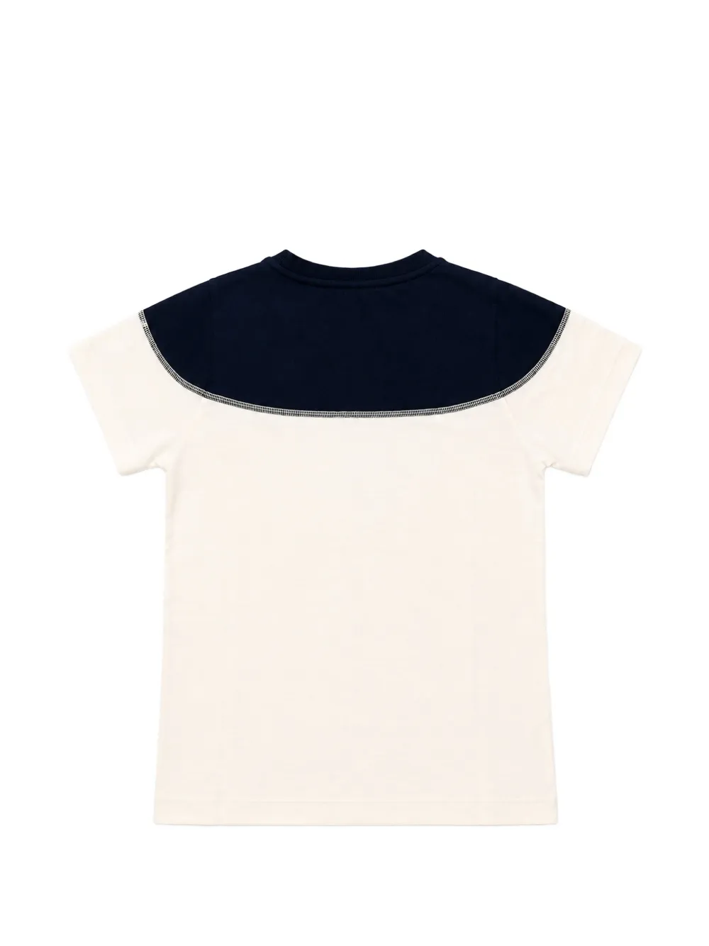 Golden Goose Kids T-shirt met logoprint Beige