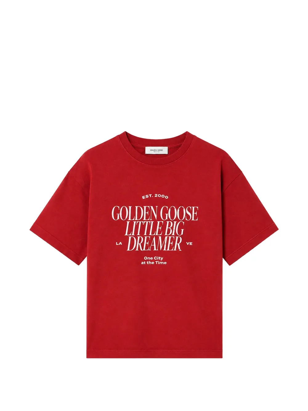 Golden Goose Kids slogan-print T-shirt - Rosso