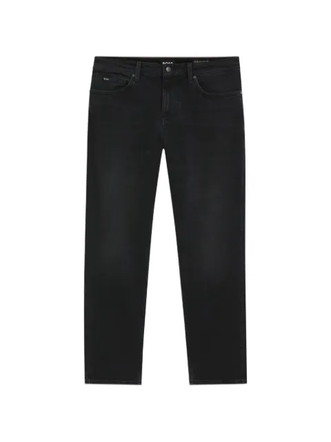 HUGO regular-fit tapered jeans in stretch cotton