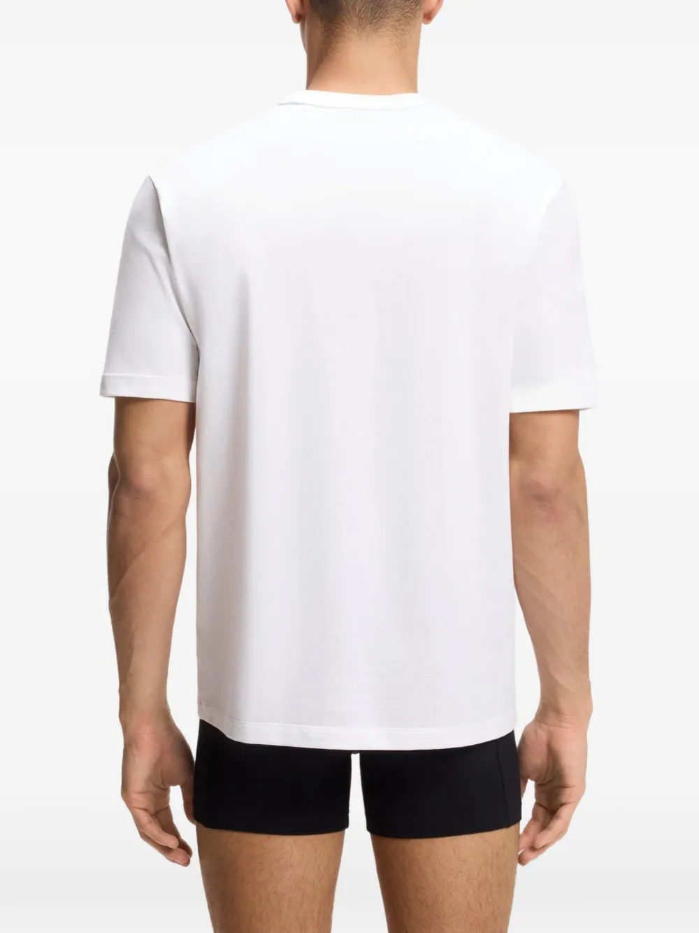 HUGO three-pack of crew-neck t-shirts in cotton Zwart