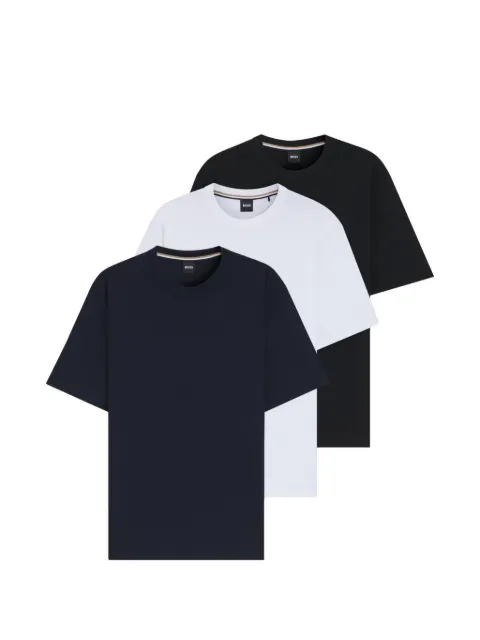 HUGO three-pack of crew-neck t-shirts in cotton