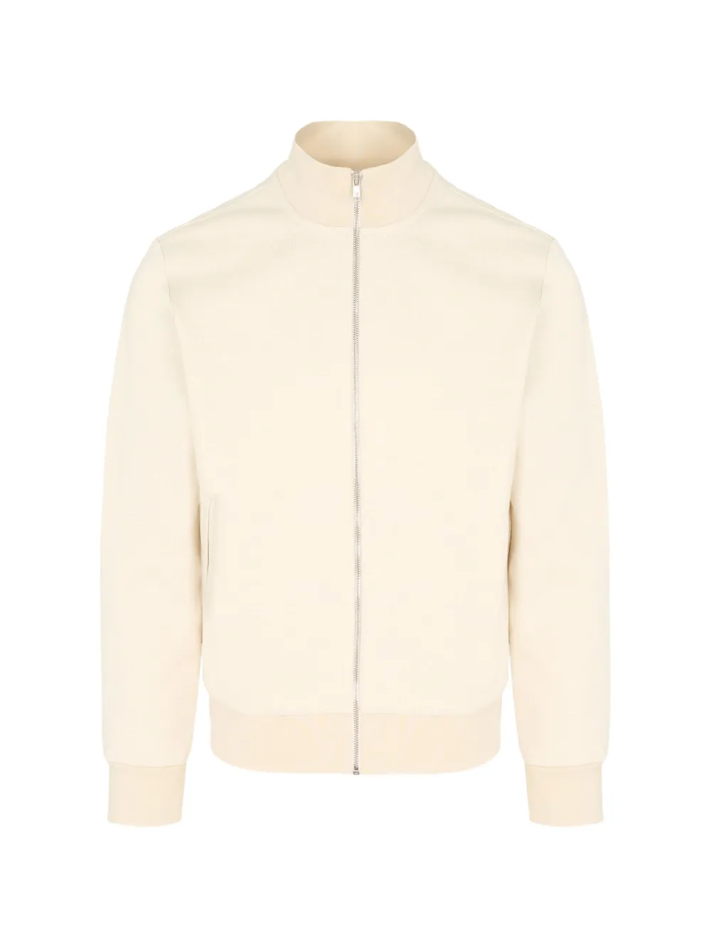 BOSS zip-up textured cardigan - Nude