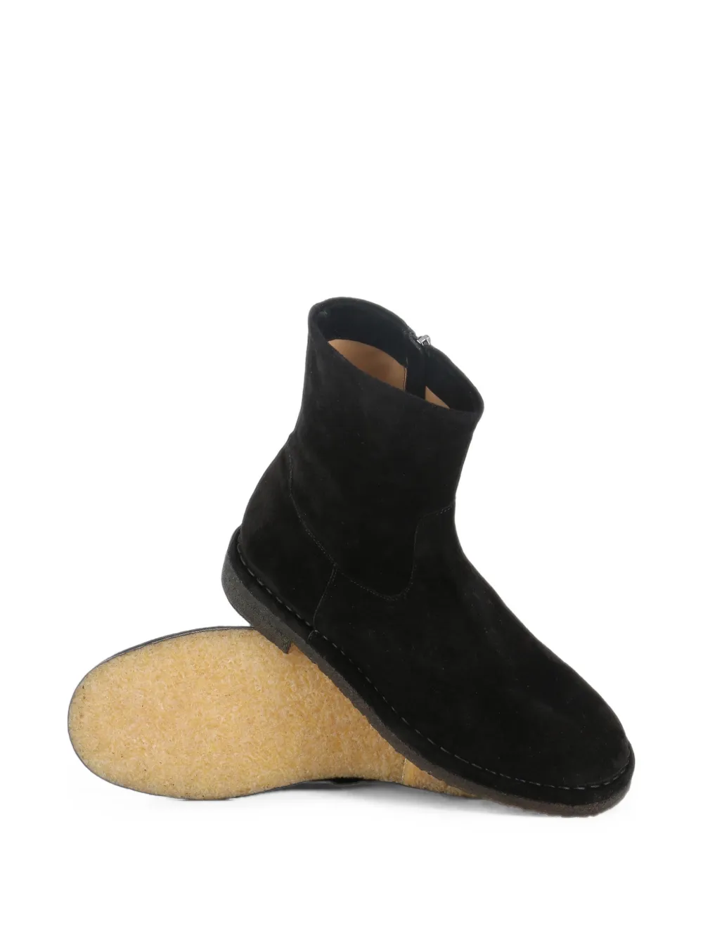 Del Carlo suede ankle boots Zwart