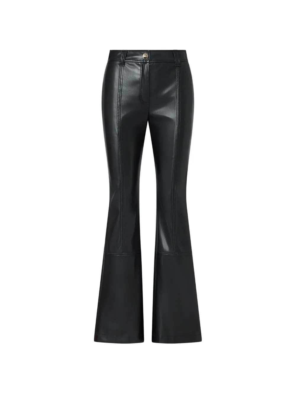 LIU JO coated fabric trousers - Nero