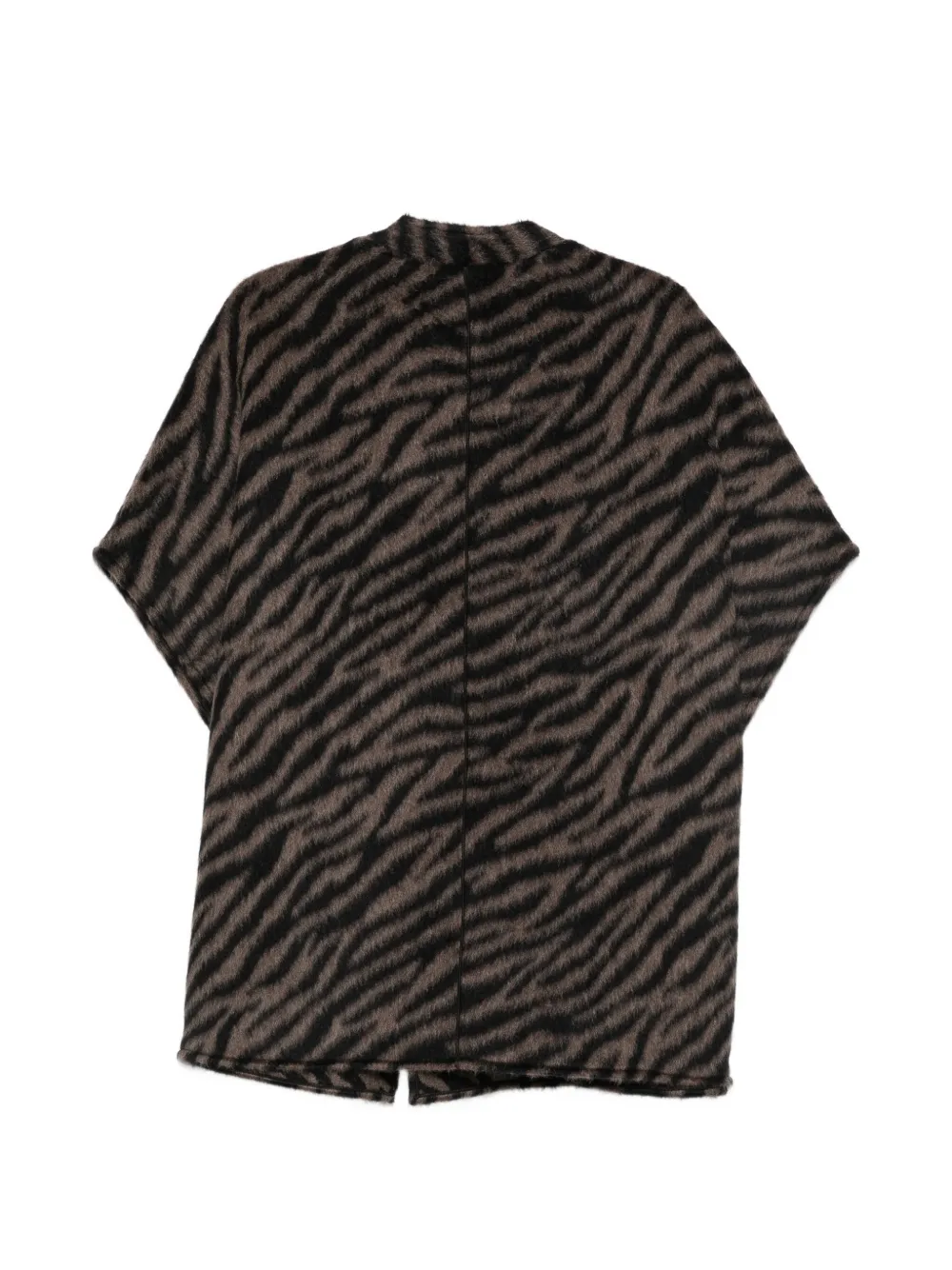 Alysi Jack met korte mouwen en tijger-print Bruin