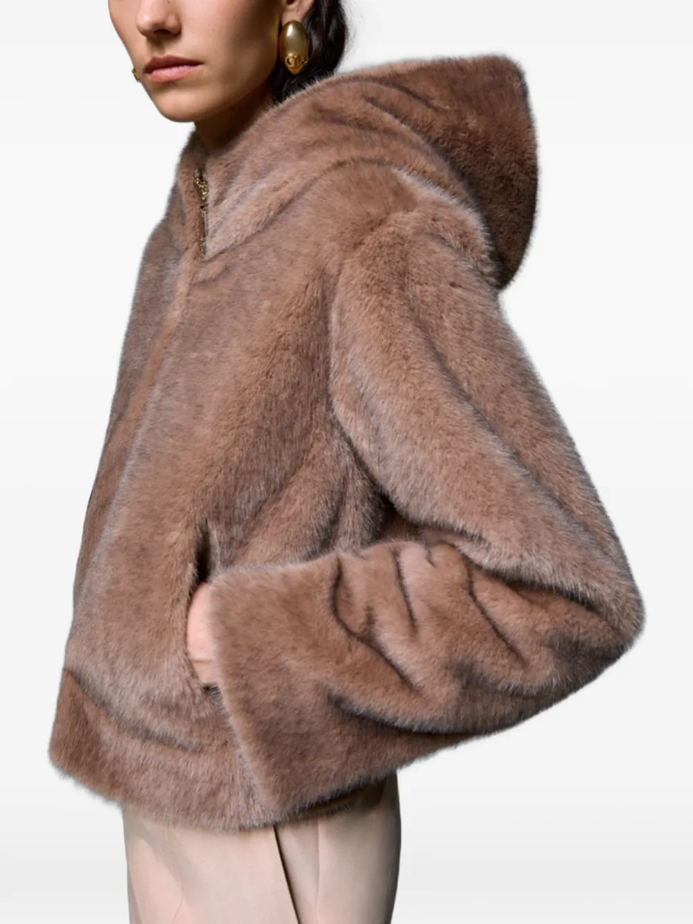 LIU JO Omkeerbaar teddy jack Bruin