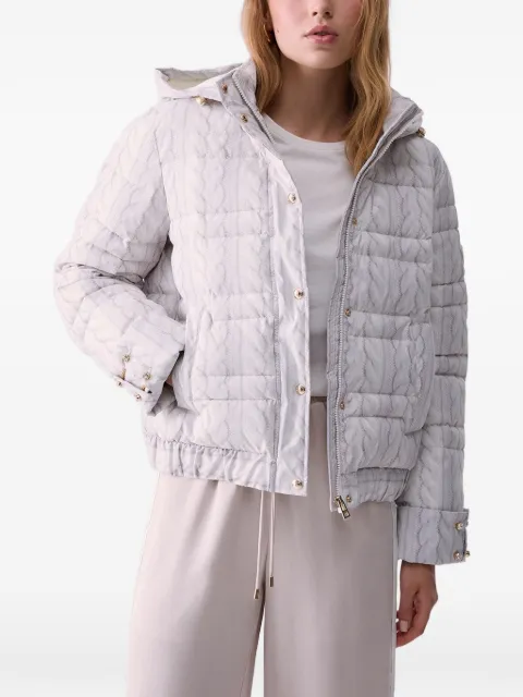LIU JO chamarra de nylon estampada