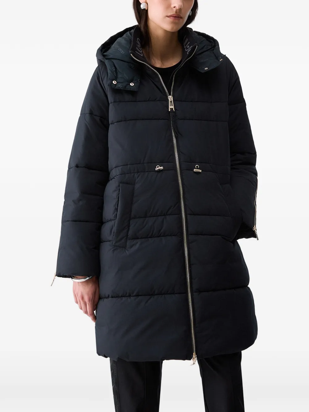LIU JO Mat nylon jack Zwart