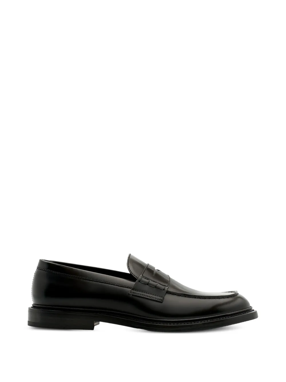Lottusse Prestige Round-toe Loafers In Black