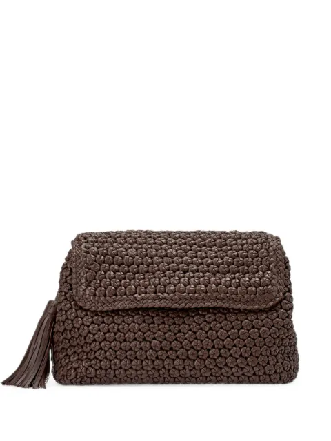 Lottusse Noodbag woven leather shoulder bag