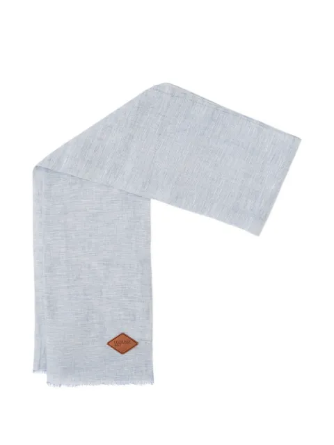 Lottusse Gandria logo-patch linen scarf