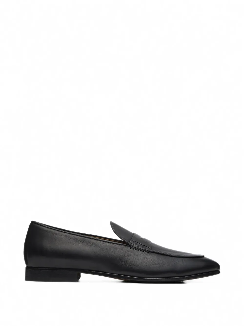 Lottusse Verona Leather Loafers In Black