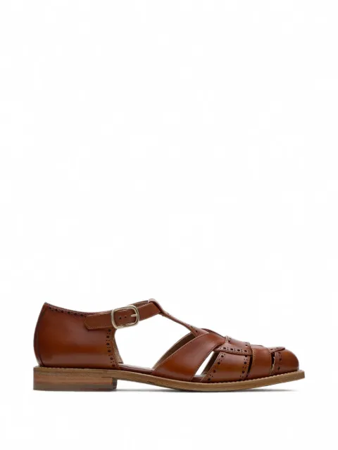Lottusse perforated leather ballet flats