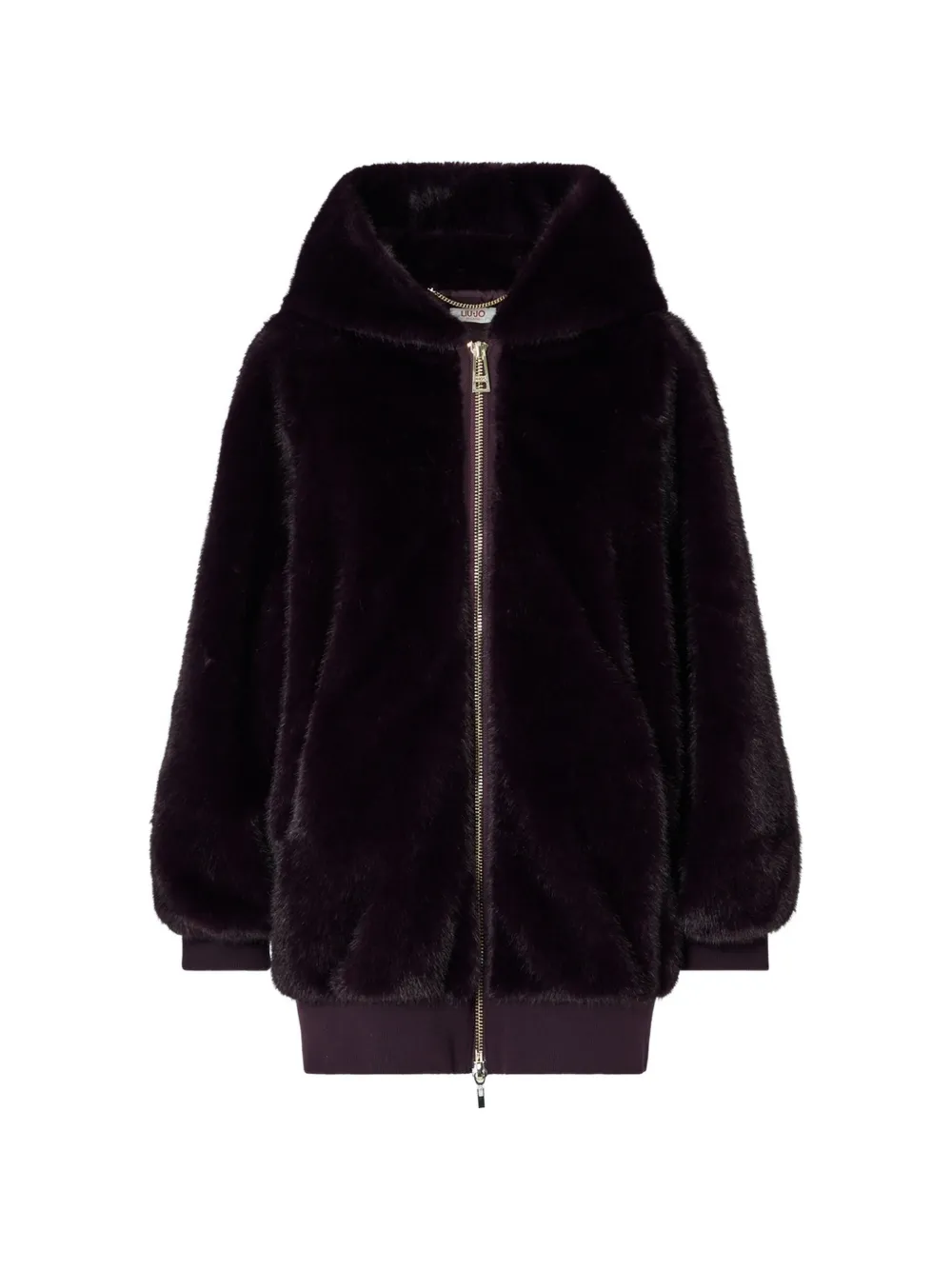 LIU JO oversized teddy jacket - Rosso
