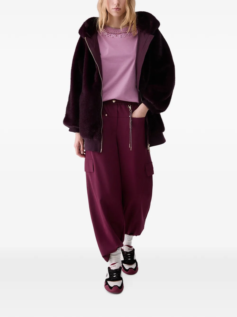 LIU JO Oversized jack Rood