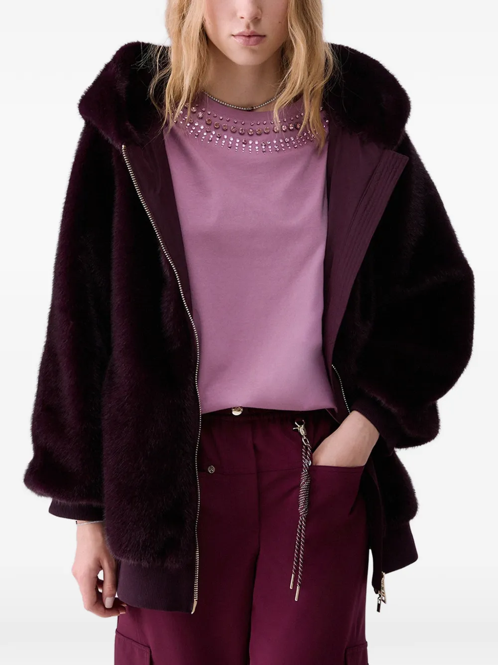 LIU JO Oversized jack Rood