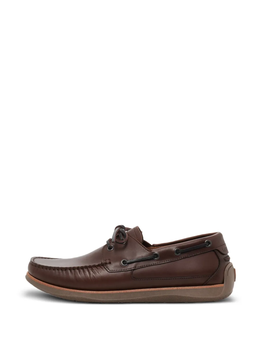 Lottusse Sailor Boat Shoes In Brown