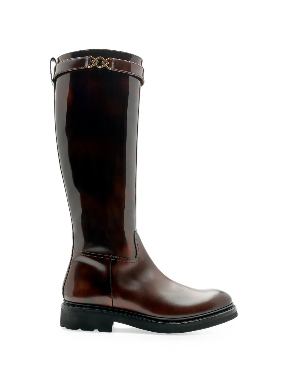 Lottusse bottes Walton à boucle - Marron Lottusse bottes Walton à boucle - Marron