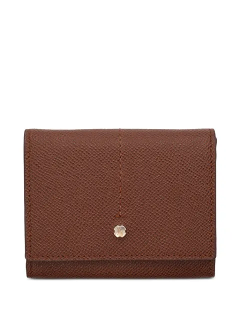 Lottusse grained leather wallet