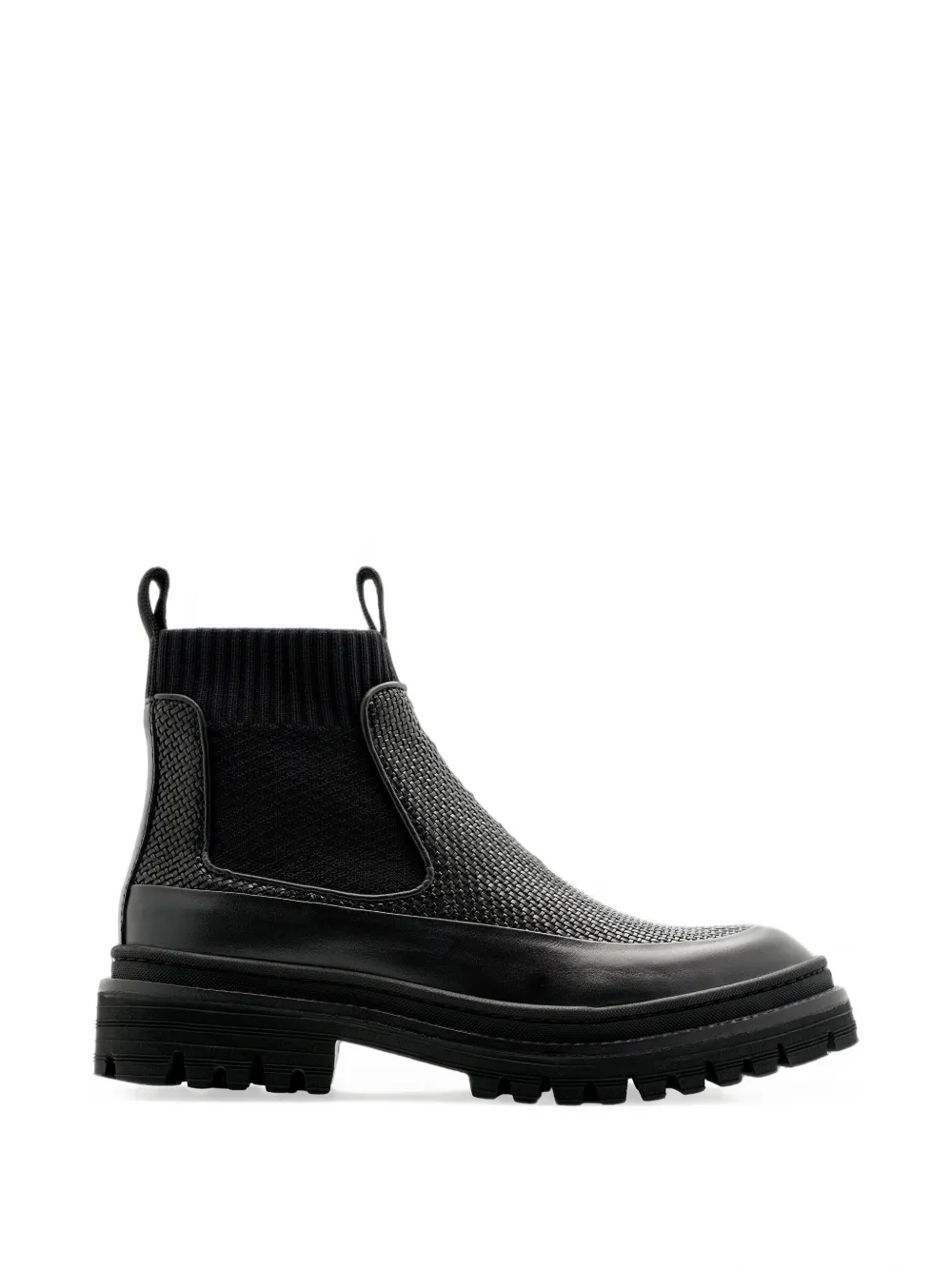 Lottusse bottines chelsea Covent en cuir - Noir Lottusse bottines chelsea Covent en cuir - Noir