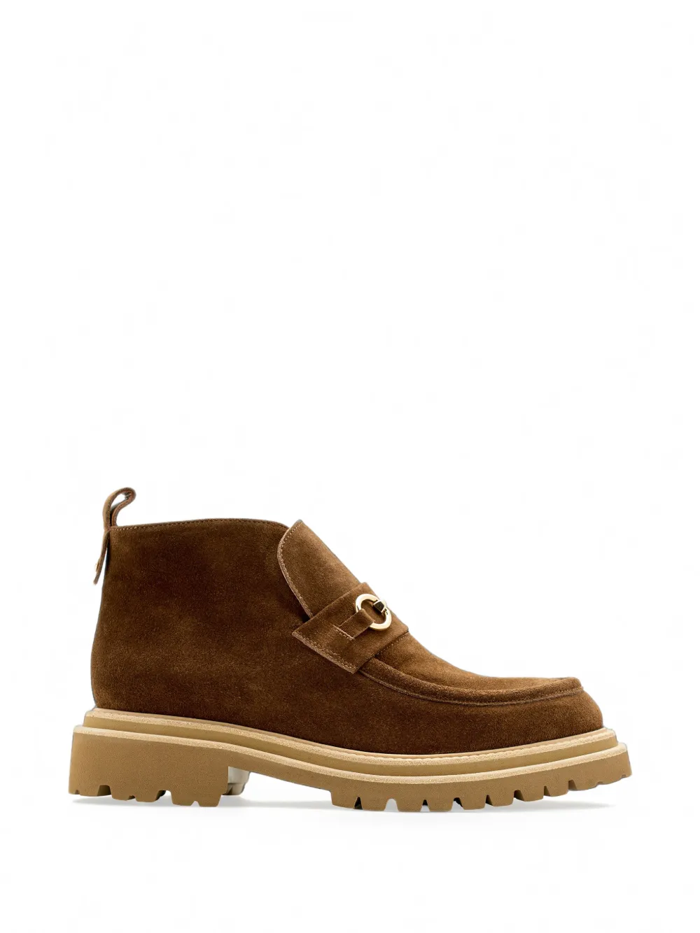 Lottusse bottines Covent en cuir et détail de mors - Marron Lottusse bottines Covent en cuir et détail de mors - Marron