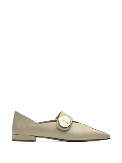 Lottusse Carla logo-plaque ballet flats