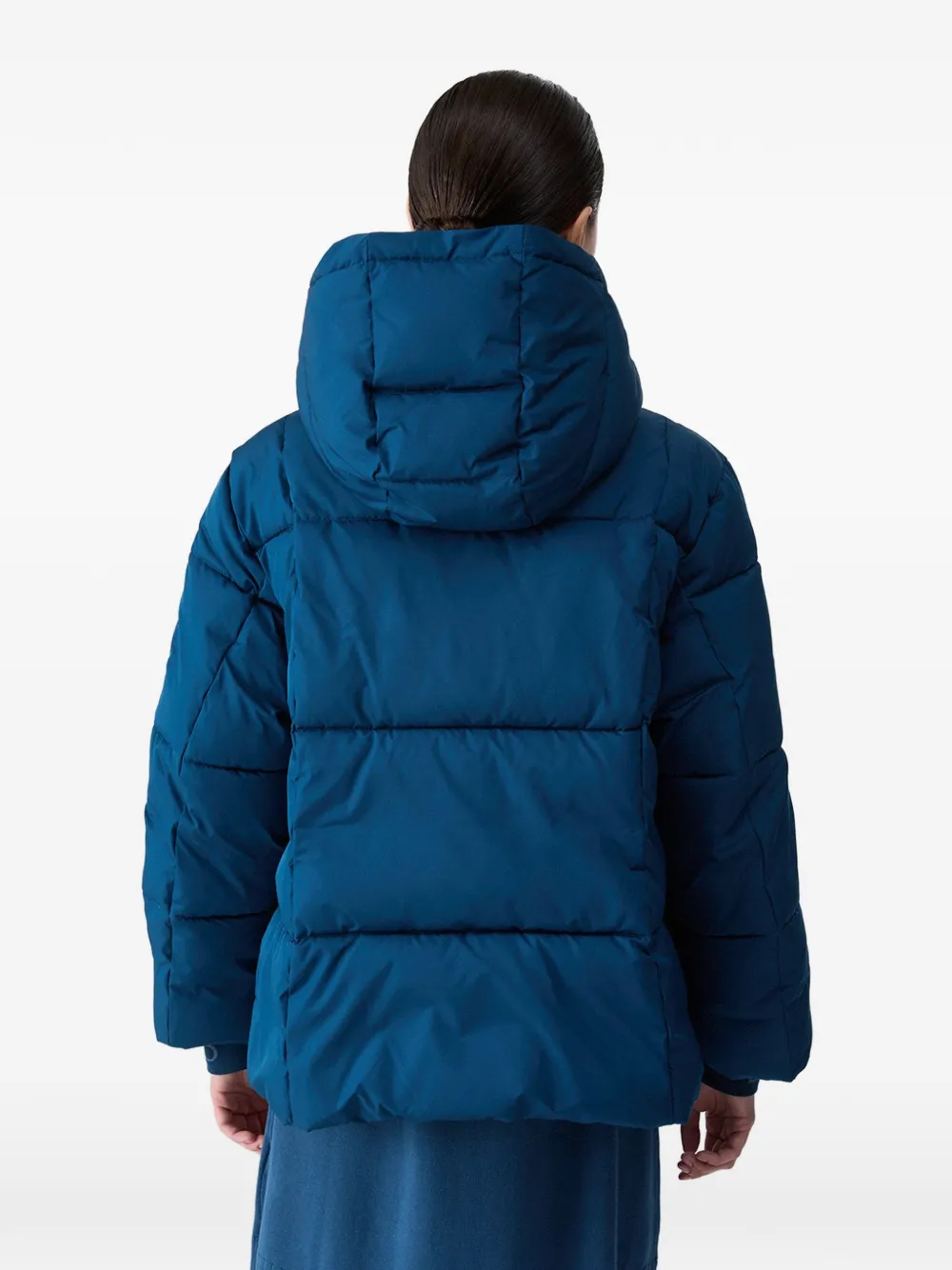 LIU JO Oversized jack met capuchon Blauw