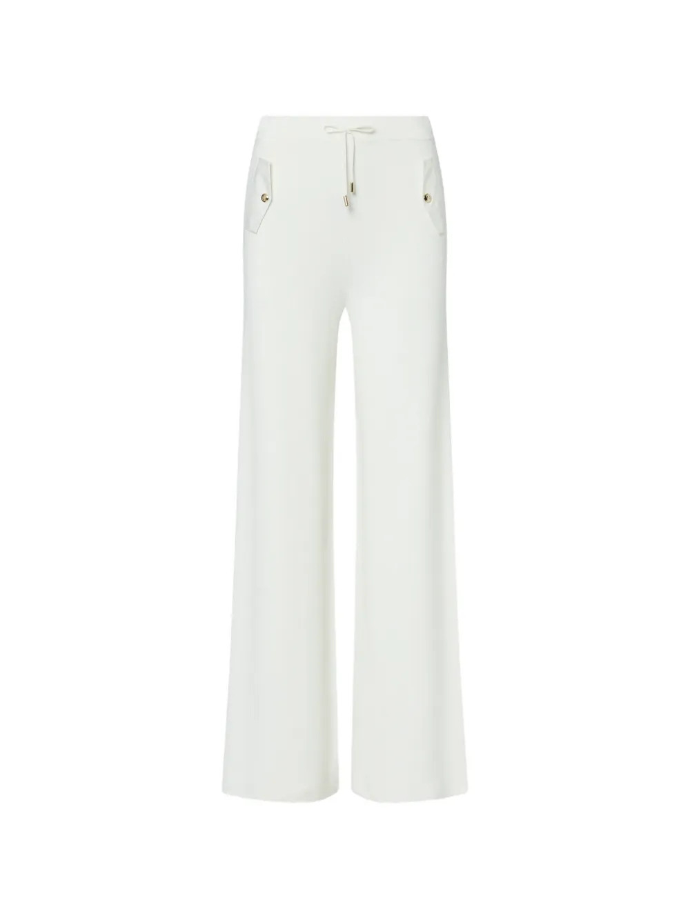 LIU JO jacquard-knit trousers - Bianco