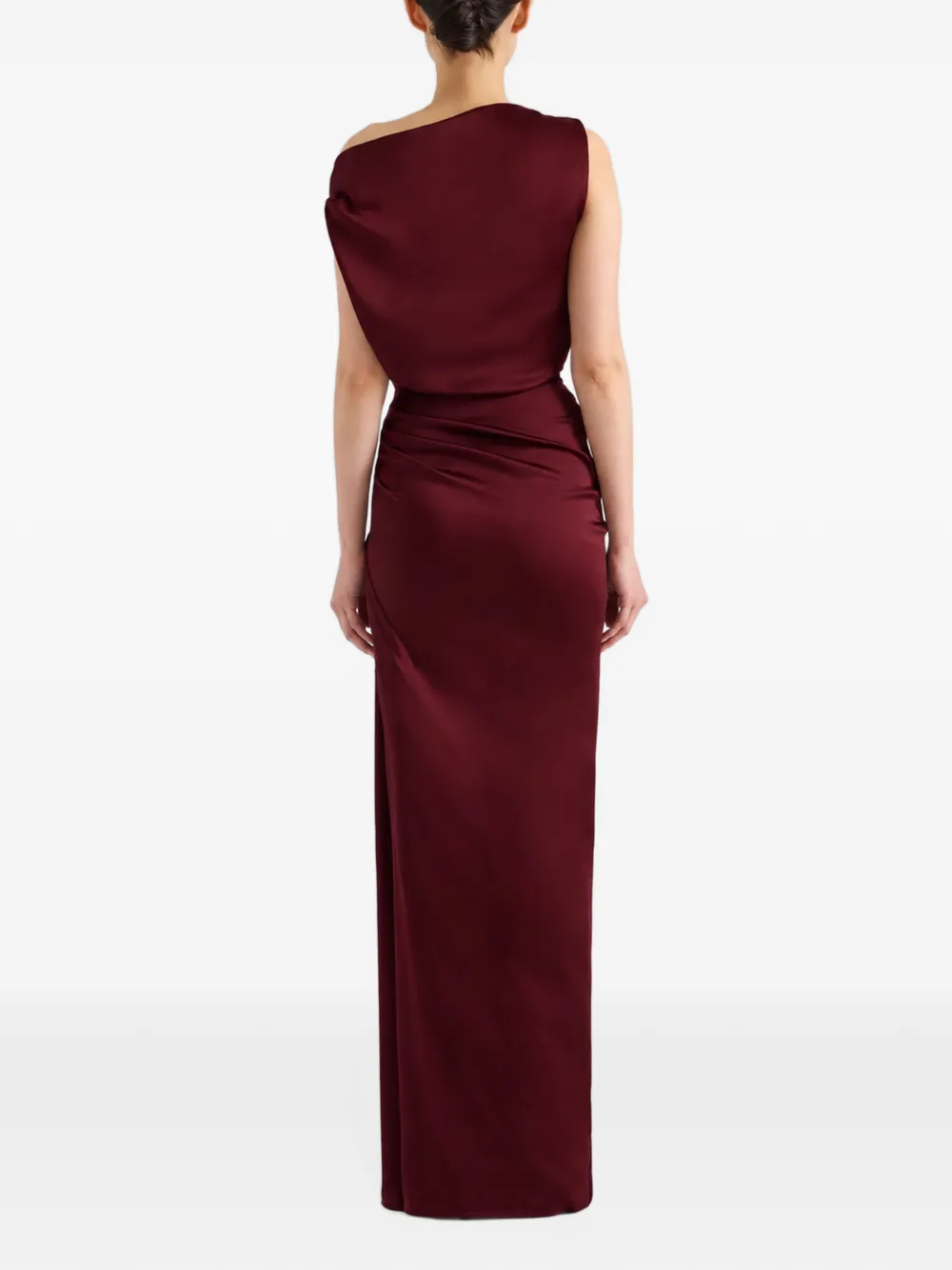 Proenza Schouler Isaline dress in crepe satin Rood