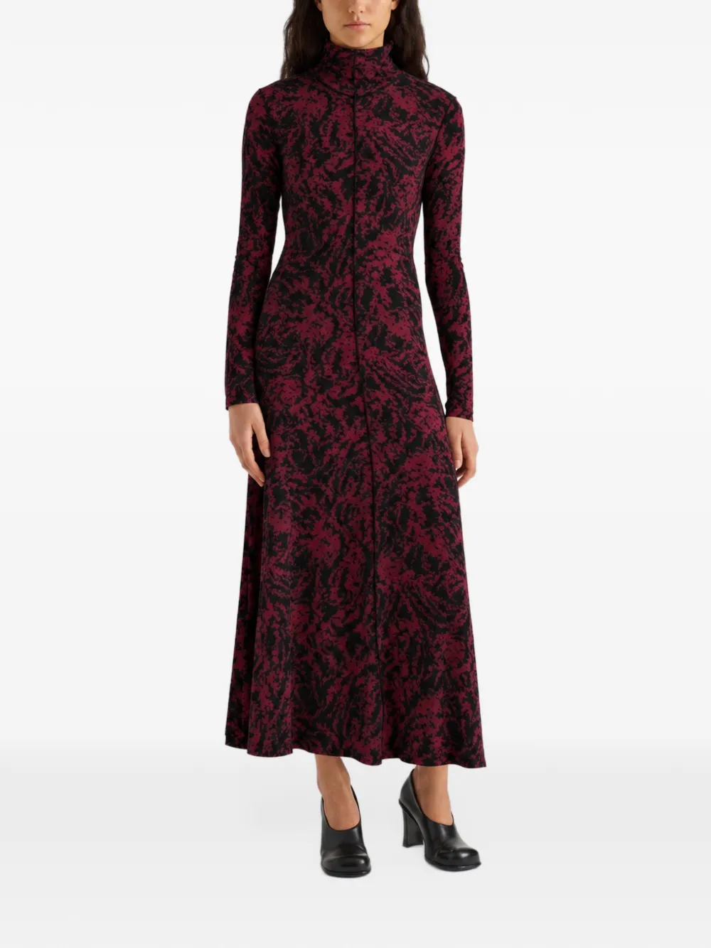 Proenza Schouler White Label Mabel jersey maxi dress Rood