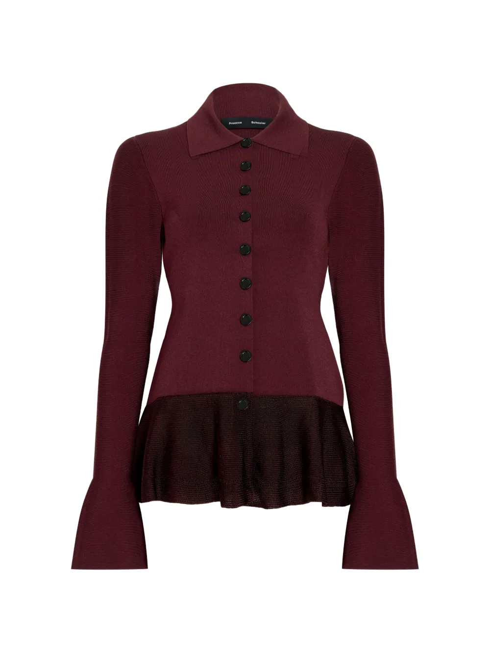 Proenza Schouler Martina jack van compacte stretch viscose Rood