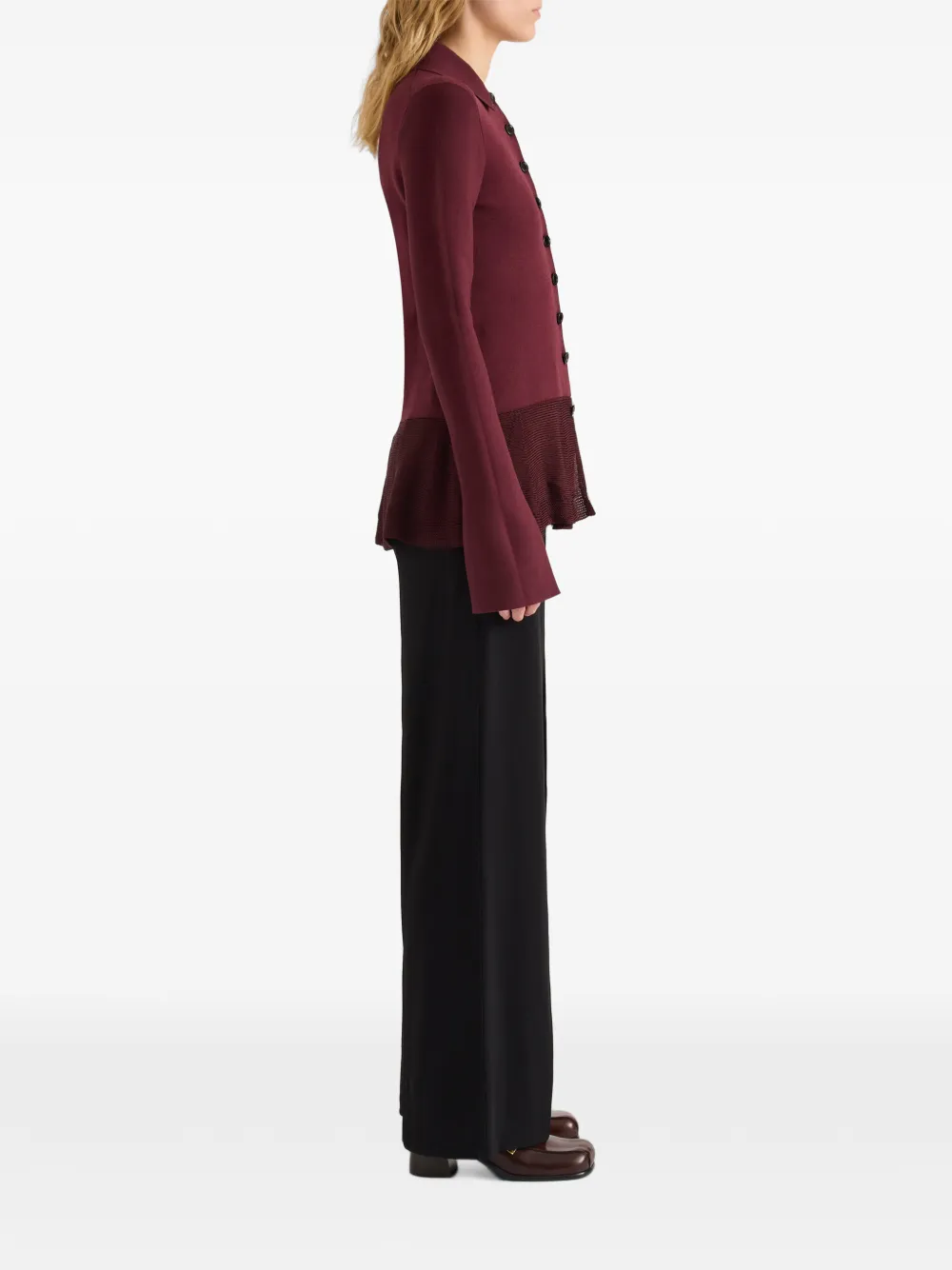 Proenza Schouler Martina jack van compacte stretch viscose Rood
