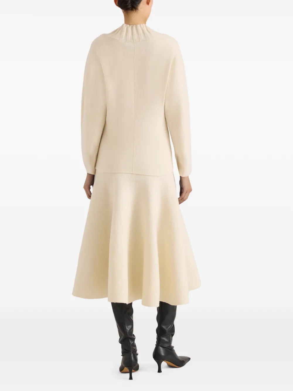 Proenza Schouler Lothea top in lofty merino wool Beige