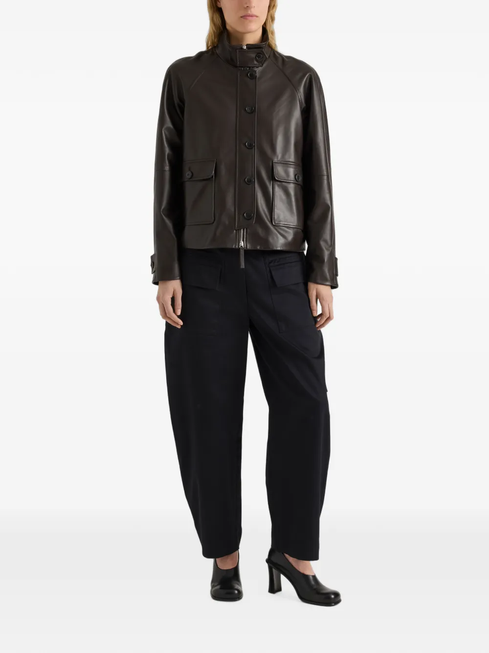 Proenza Schouler White Label Gio leren jack Bruin