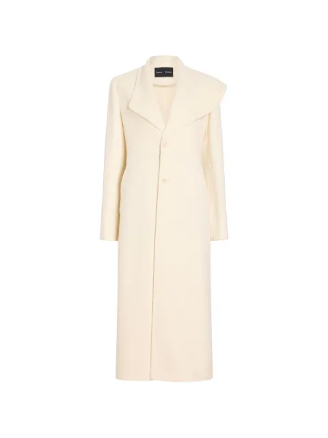Proenza Schouler Alix coat in compact melton wool