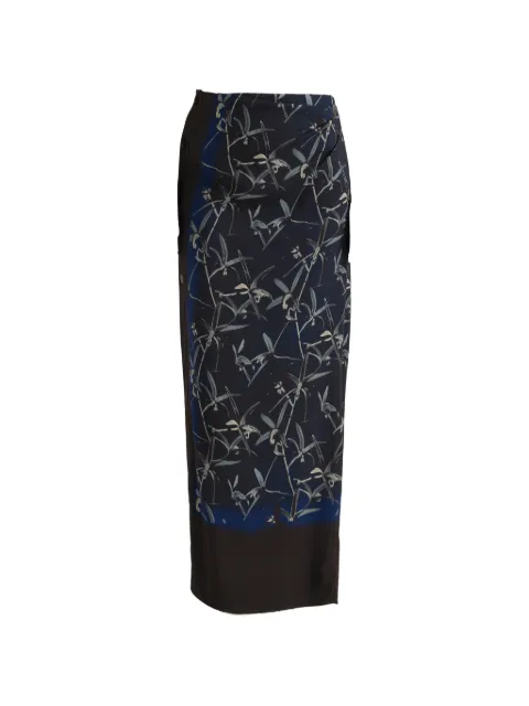 Proenza Schouler Anais skirt in printed stretch cady