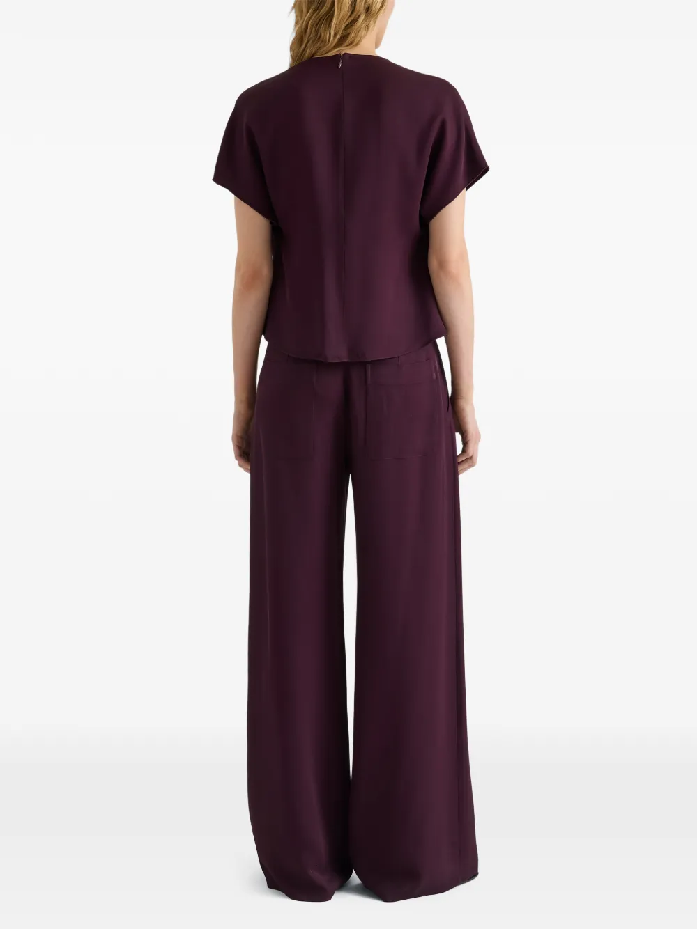 Proenza Schouler White Label Kat pleated top Paars