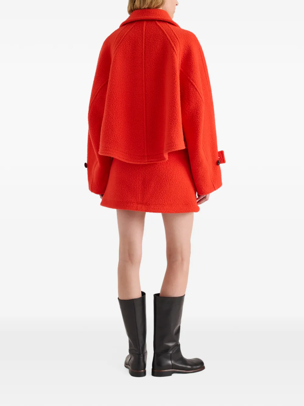 Proenza Schouler Clarice jacket in Casentino wool Oranje