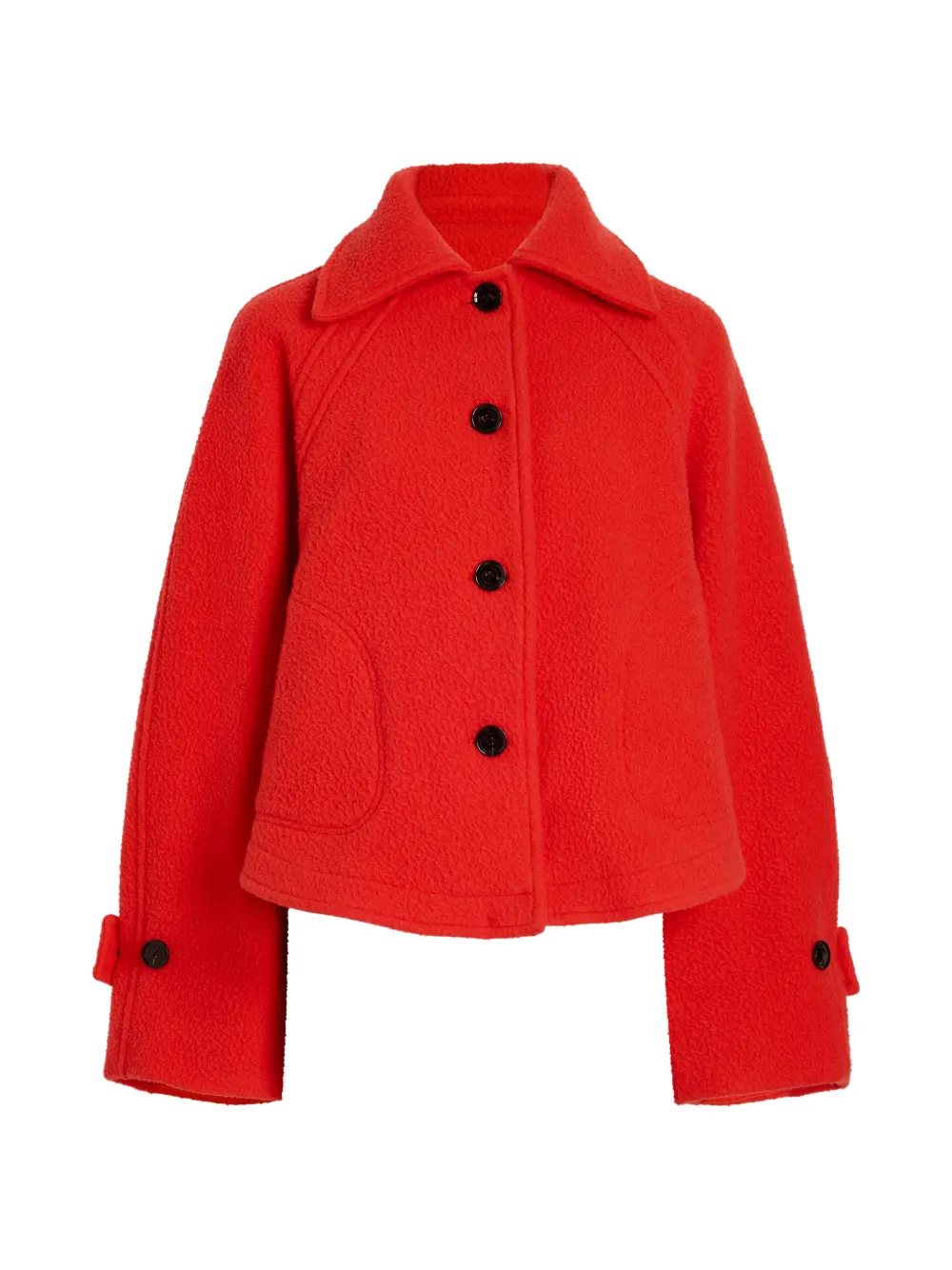 Proenza Schouler Clarice jacket in Casentino wool Oranje