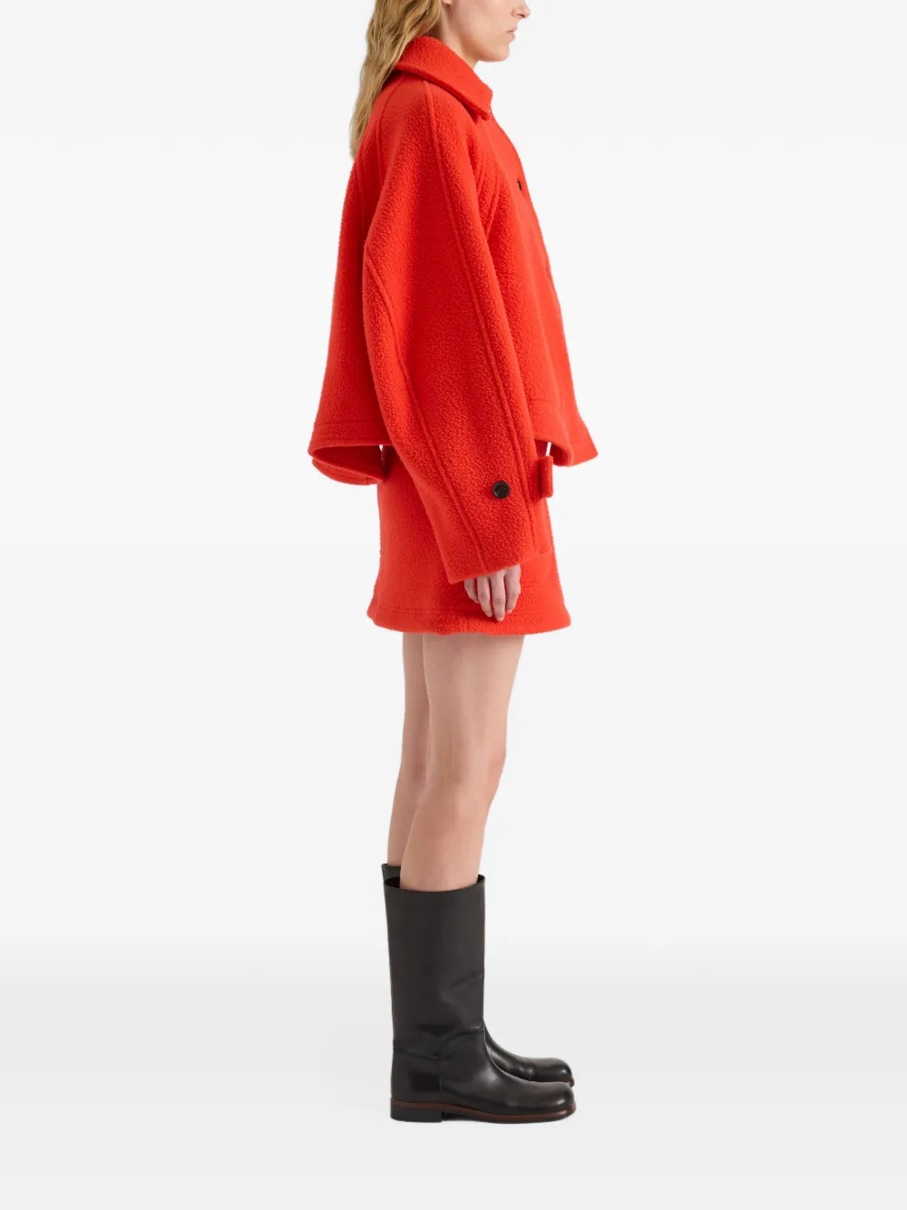 Proenza Schouler Clarice jacket in Casentino wool Oranje