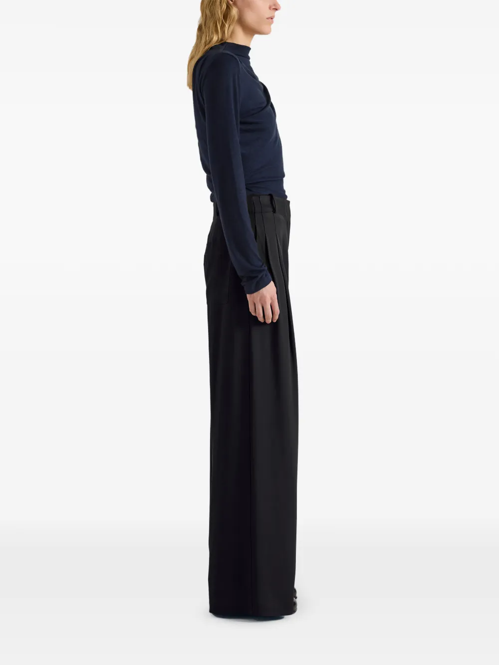 Proenza Schouler White Label Mimi top van gemêleerde jersey Blauw