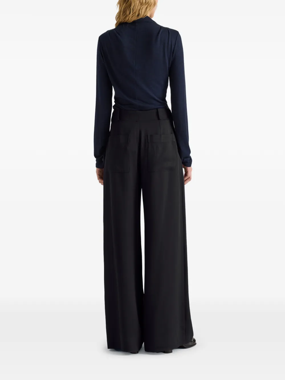 Proenza Schouler White Label Mimi top van gemêleerde jersey Blauw