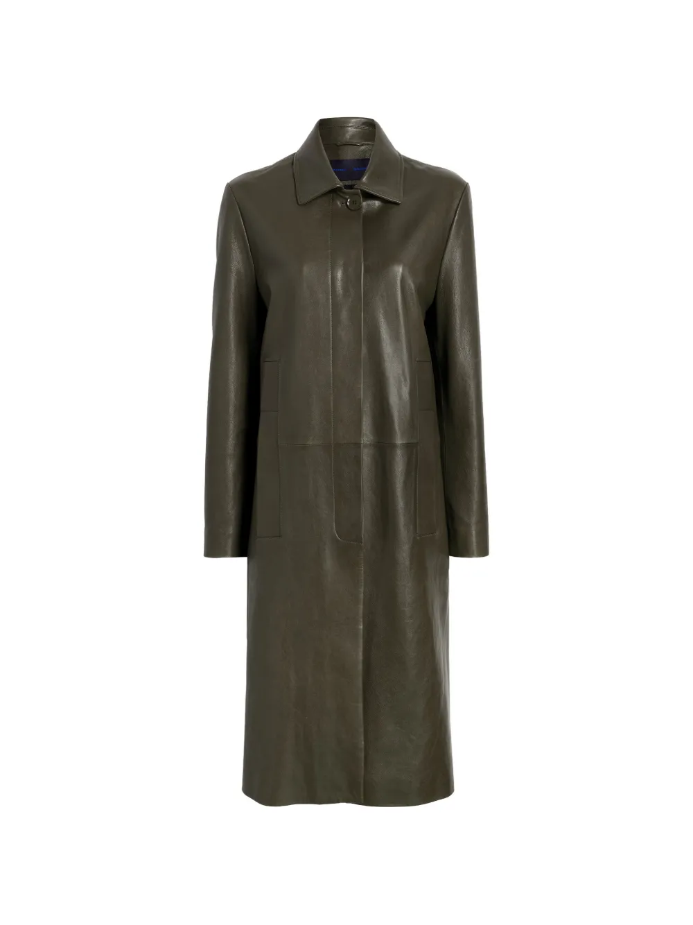 Proenza Schouler Cappotto Nissi in pelle semi trasparente - Verde