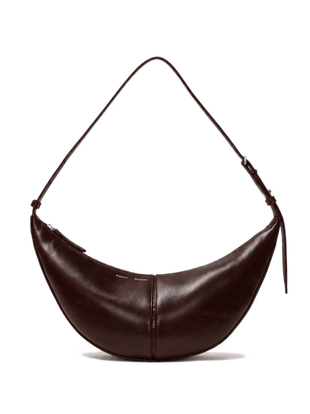 Proenza Schouler Slide leather shoulder bag - Marrone