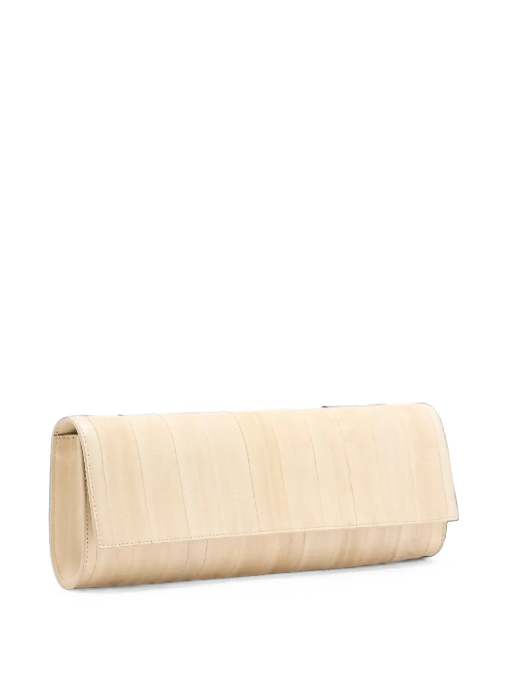 Proenza Schouler Hex clutch van palingleer Beige
