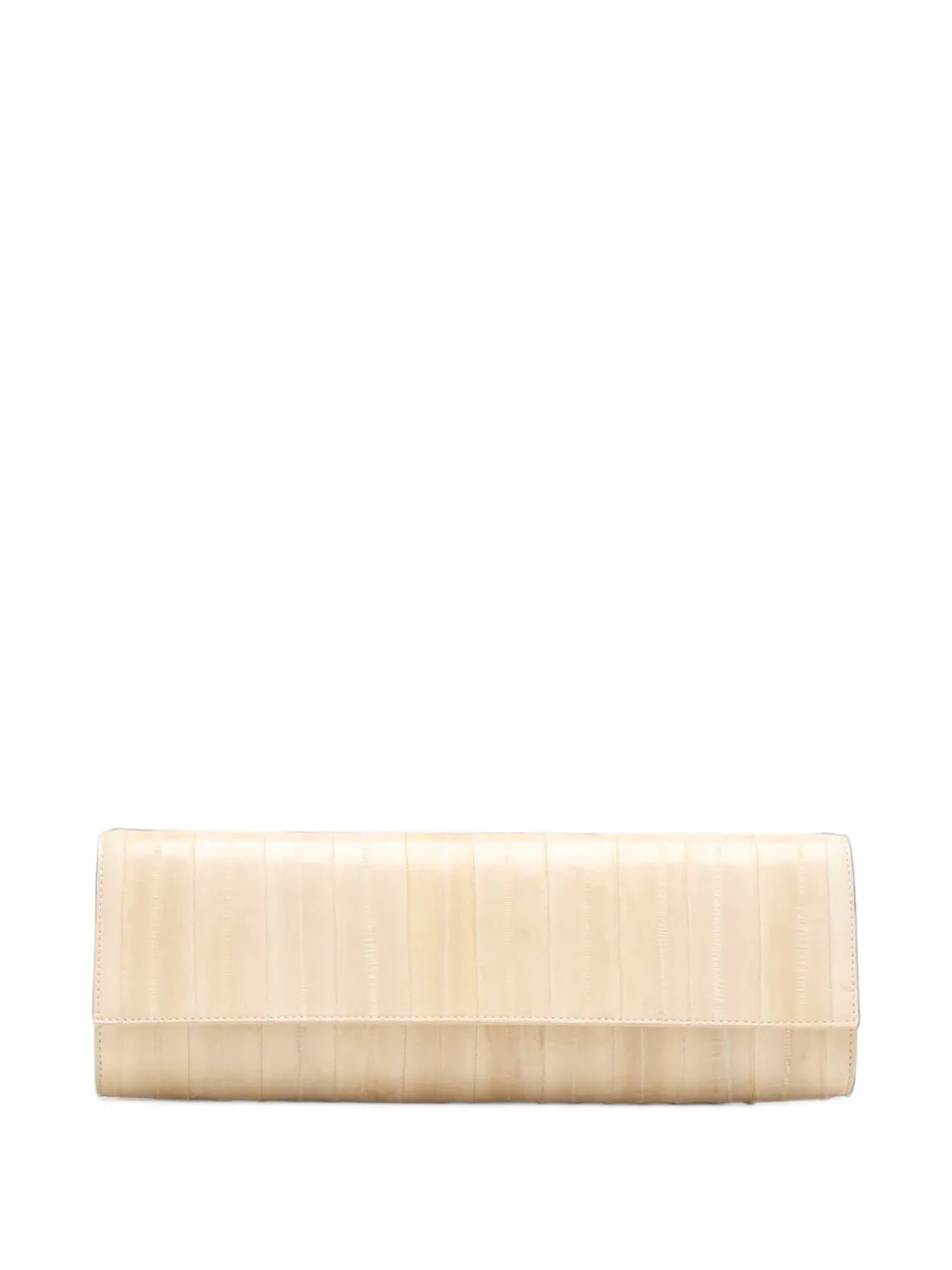 Proenza Schouler Hex clutch van palingleer Beige
