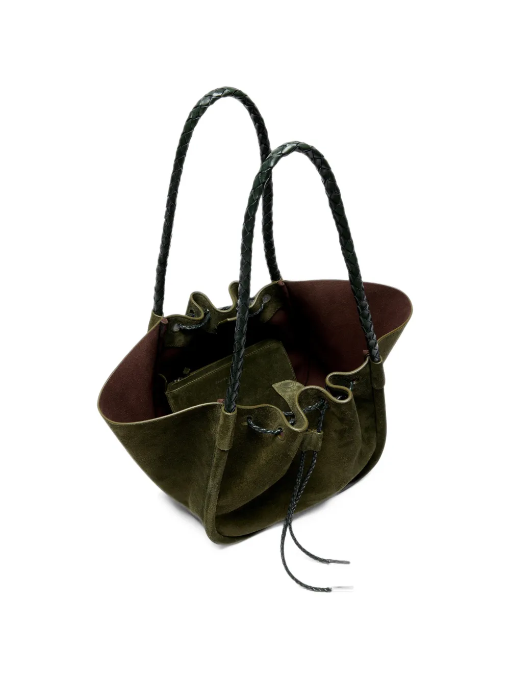 Proenza Schouler large Ruched tote bag Groen