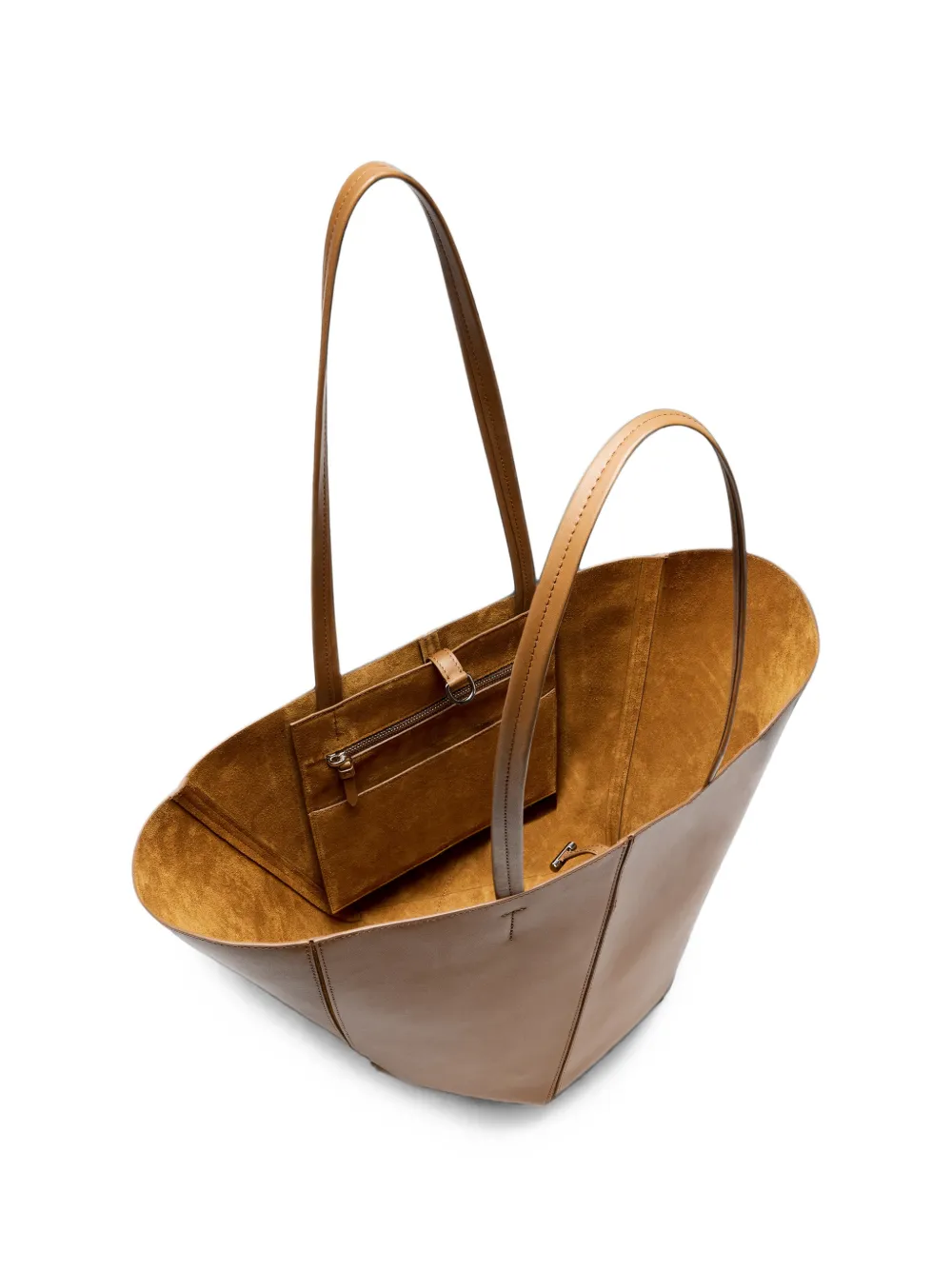 Proenza Schouler Hex shopper van glad kalfsleer Bruin